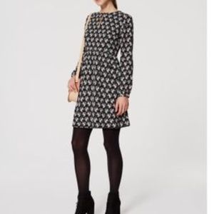 Loft squirrel keyhole dress